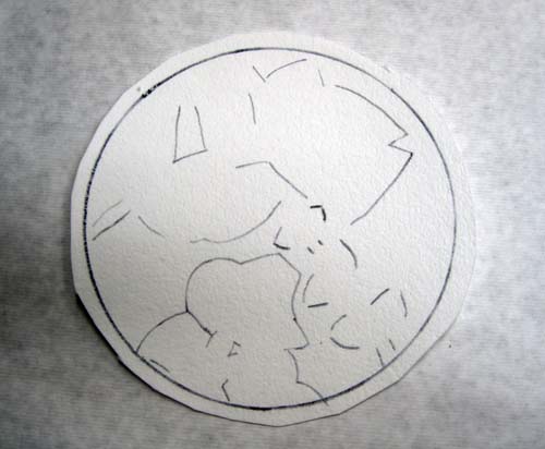 Marked fiber paper