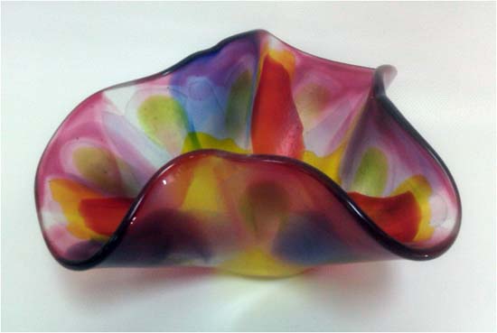 Finished Kiln-Pressed Glass